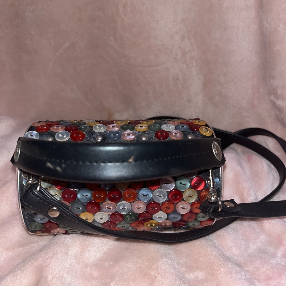 Fun multicolor button bag - Picture 2 of 2